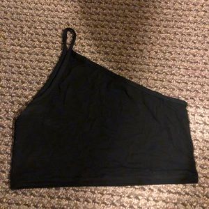 NASTY GAL one shoulder crop